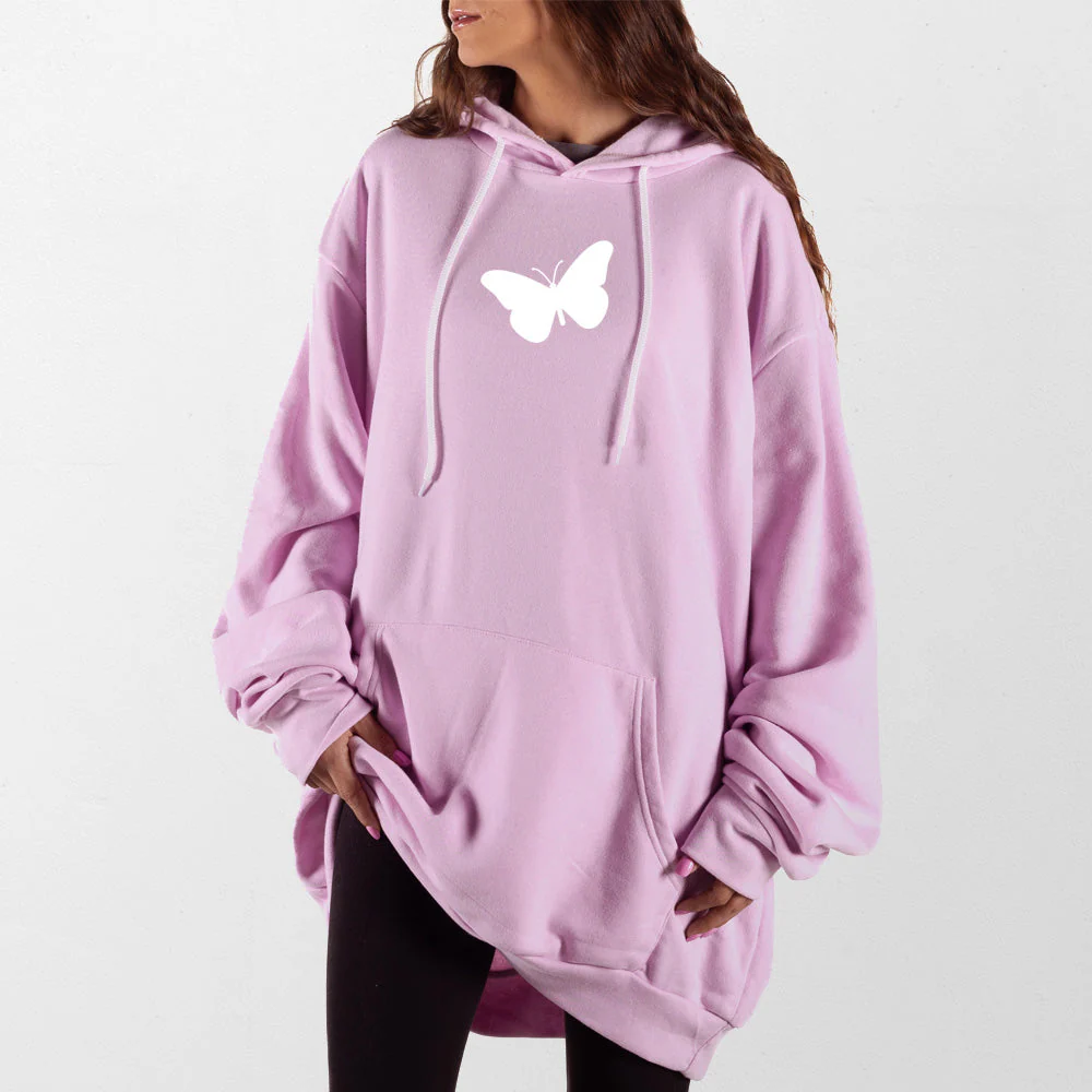 Butterfly Outline Giant Hoodie - Image 5