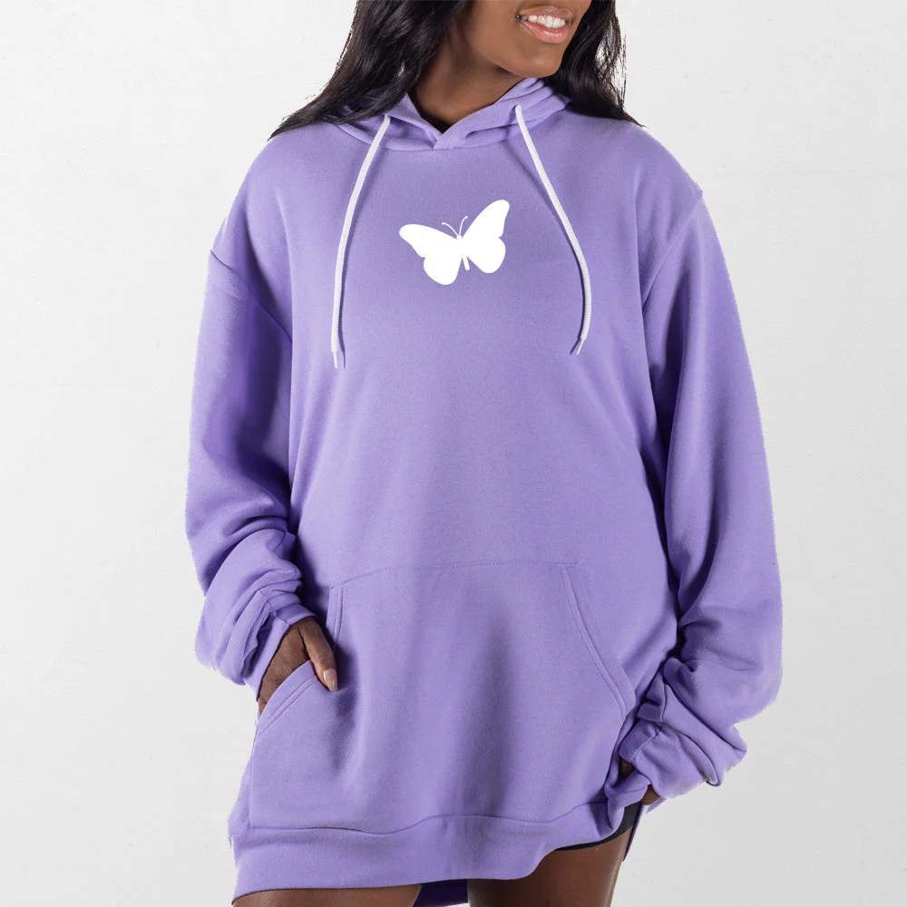 Butterfly Outline Giant Hoodie - Image 7