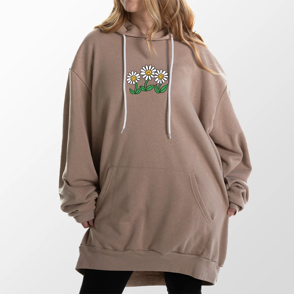 Daisy Flowers Giant Hoodie - Image 15