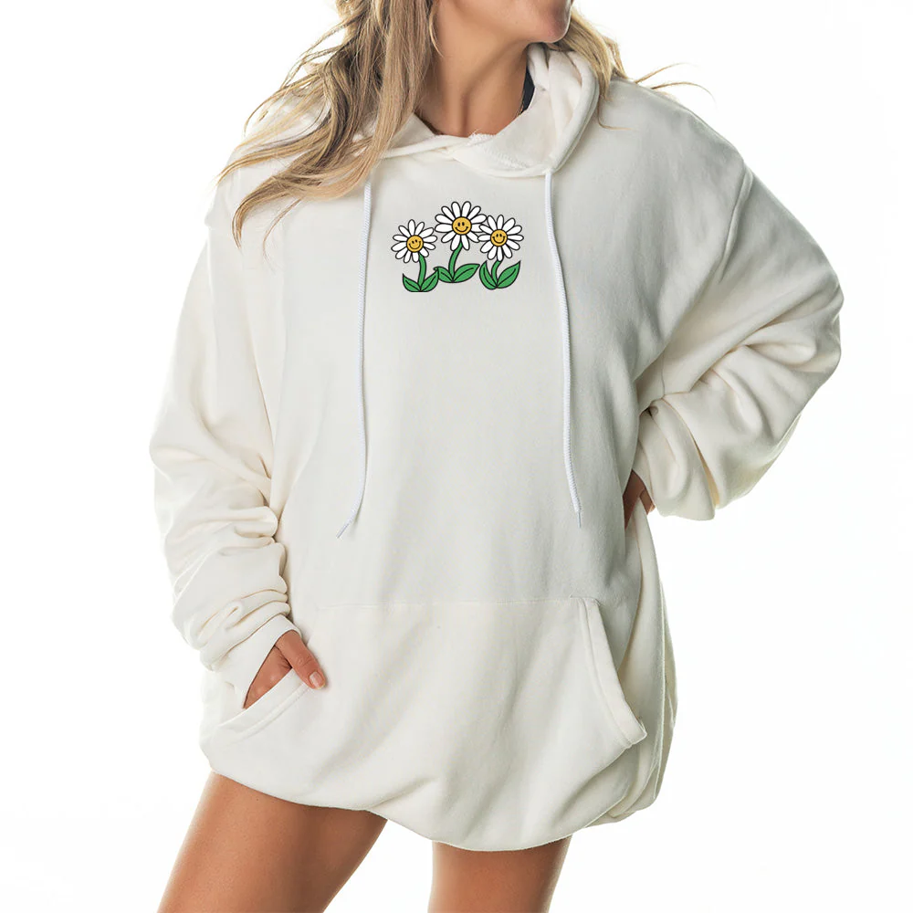 Daisy Flowers Giant Hoodie - Image 17