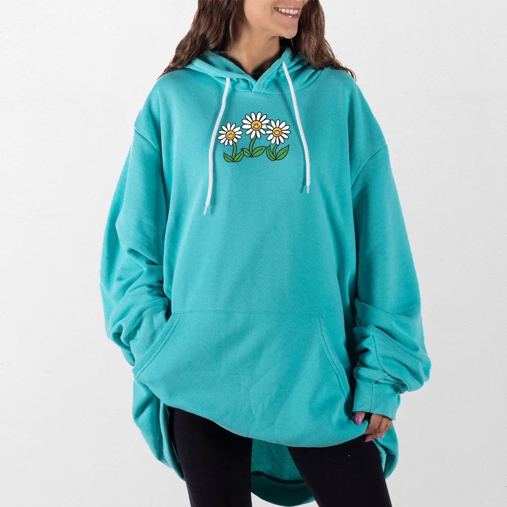 Daisy Flowers Giant Hoodie - Image 7