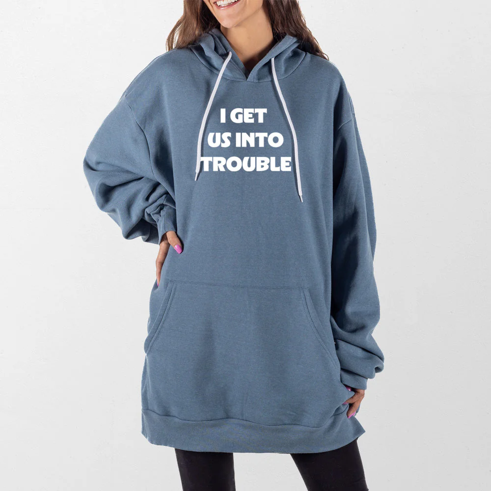 Into Trouble Giant Hoodie - Image 4