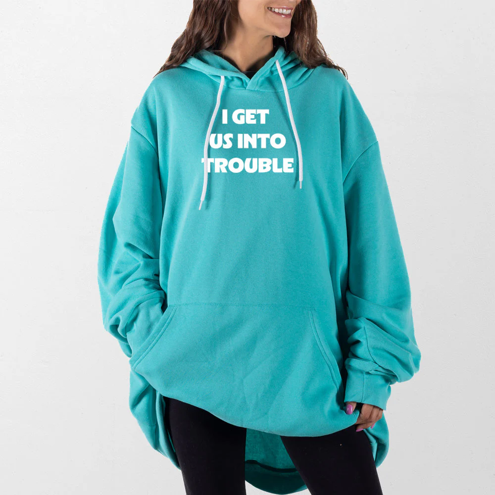 Into Trouble Giant Hoodie - Image 8